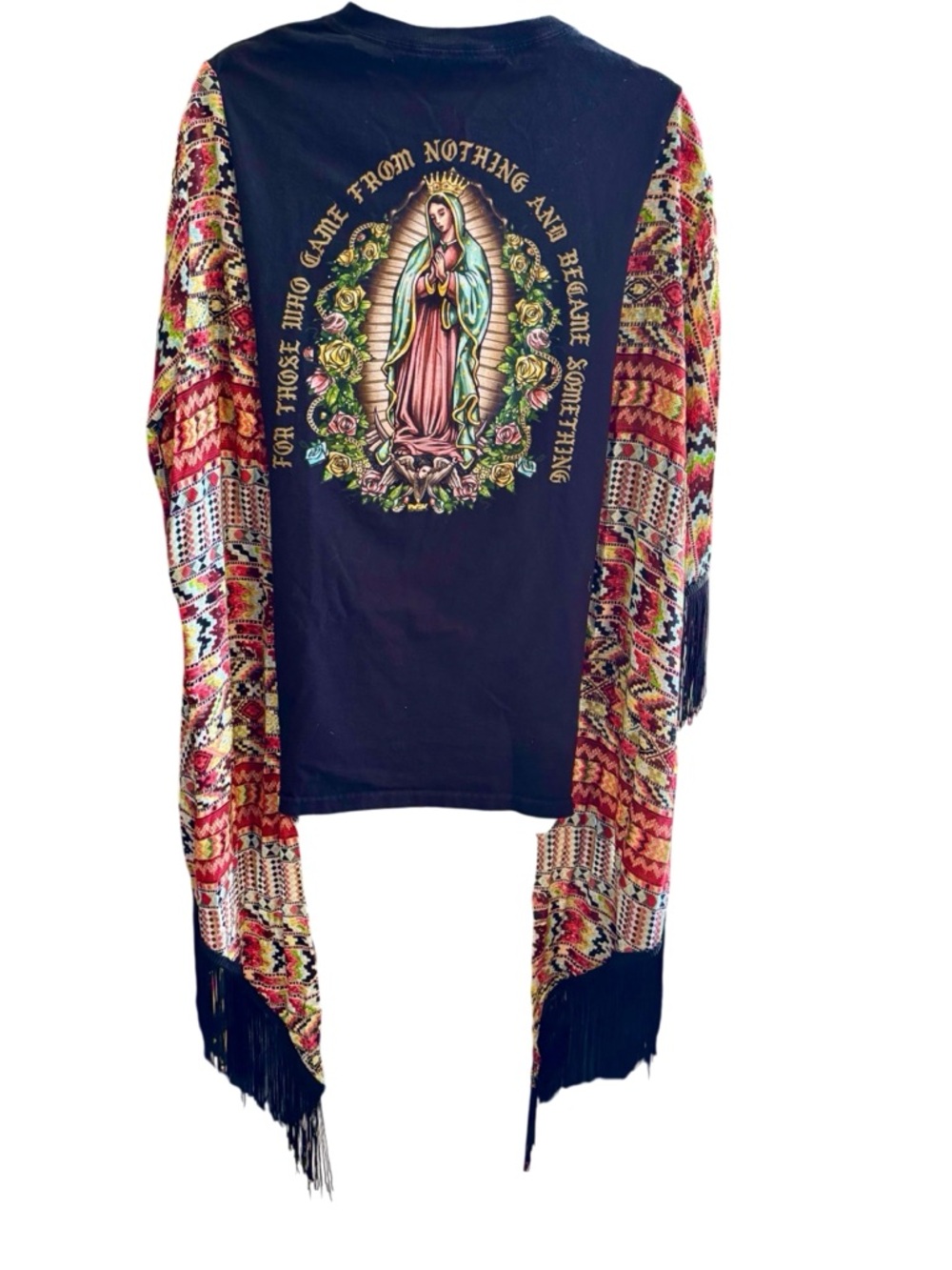 Guadalupe Virgin Mary Boho Rocktop